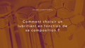 Composition des lubrifiants intimes