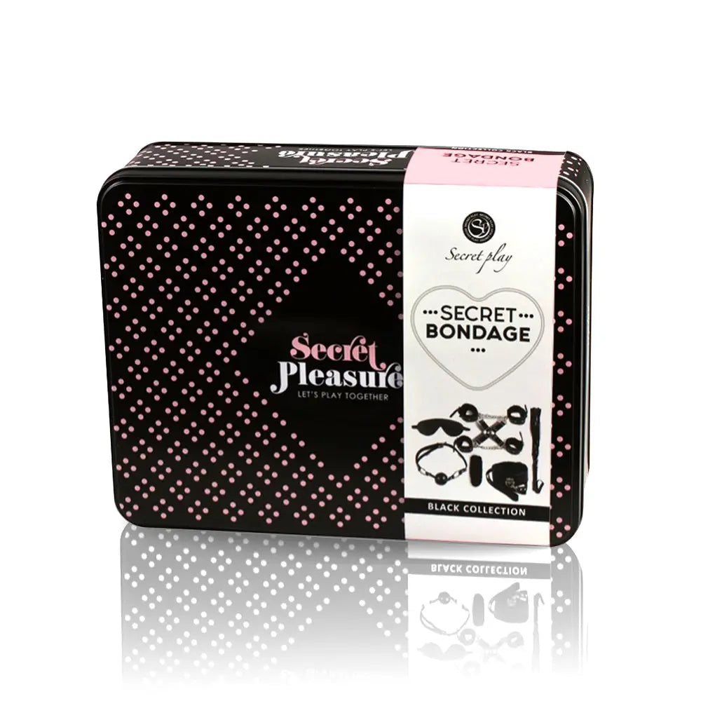Kit BDSM 15 Pièces - SM, Plaisir, Accessoires En Similicuir Noir - Unisexe - Neuf