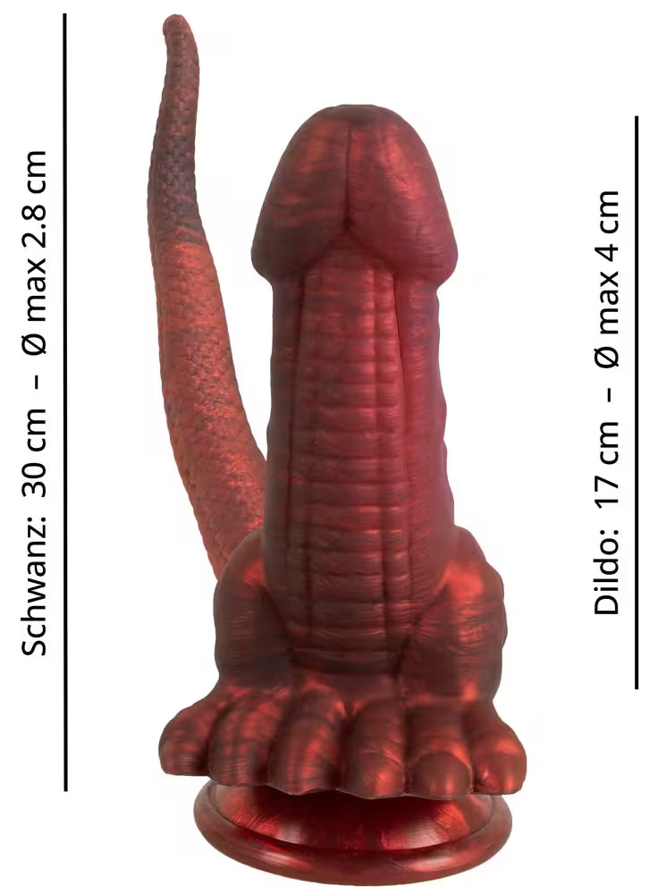 Beasty Cocks - Panthera Double : plug anal avec queue en silicone liquide