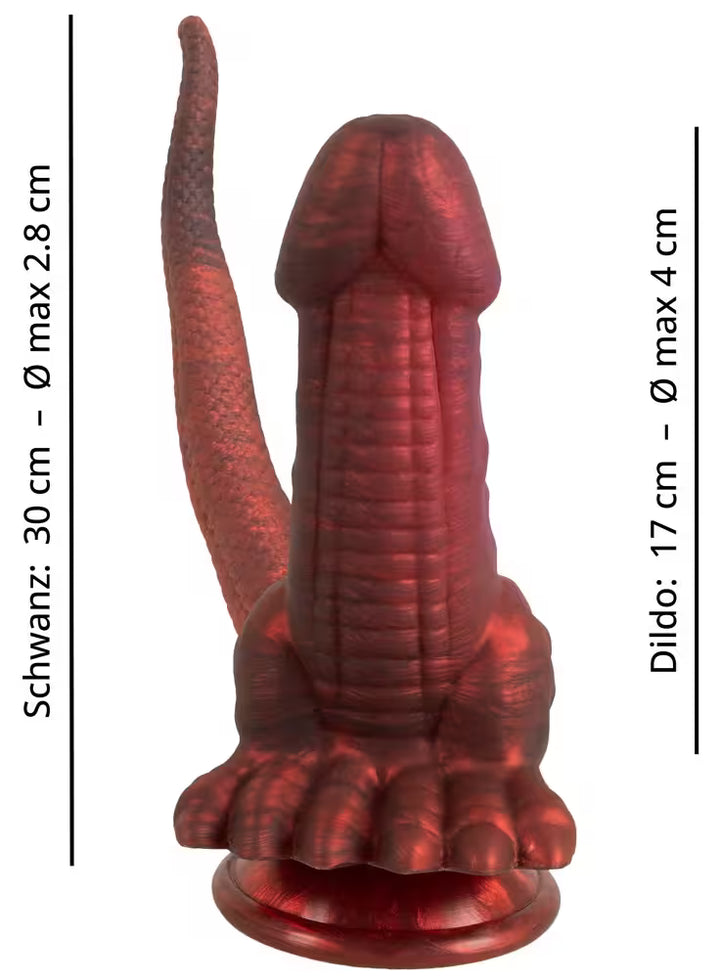 Beasty Cocks - Panthera Double : plug anal avec queue en silicone liquide