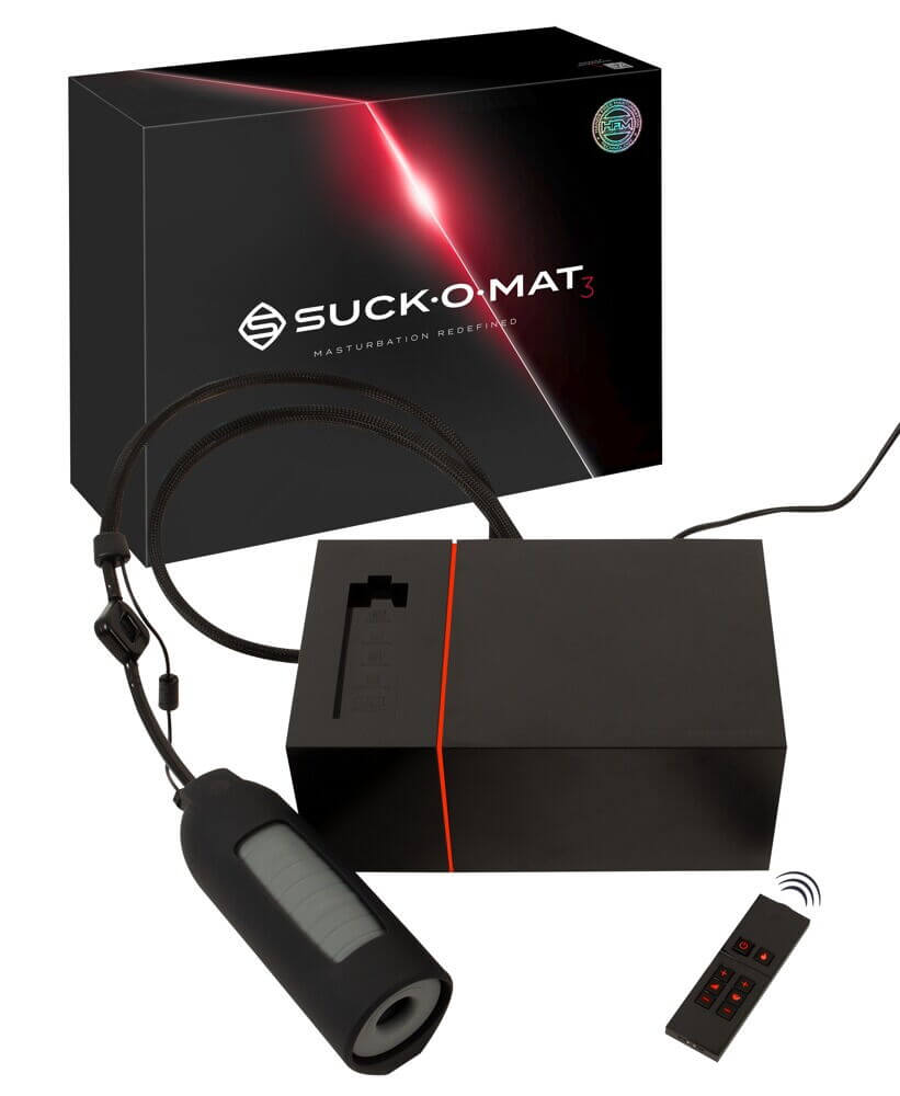 Suck-O-Mat 3.0 – Masturbateur automatique avec vibrations et télécommande Suck-O-Mat Lovely Sins