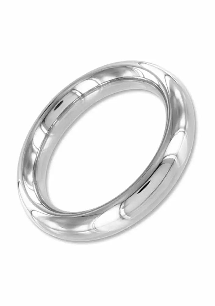 Anneau pénien en acier forme donut | Cockring rond en acier Triune Lovely Sins