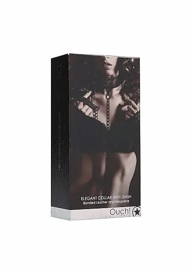 Collier et laisse similicuir bronze OUCH - Lovely Sins