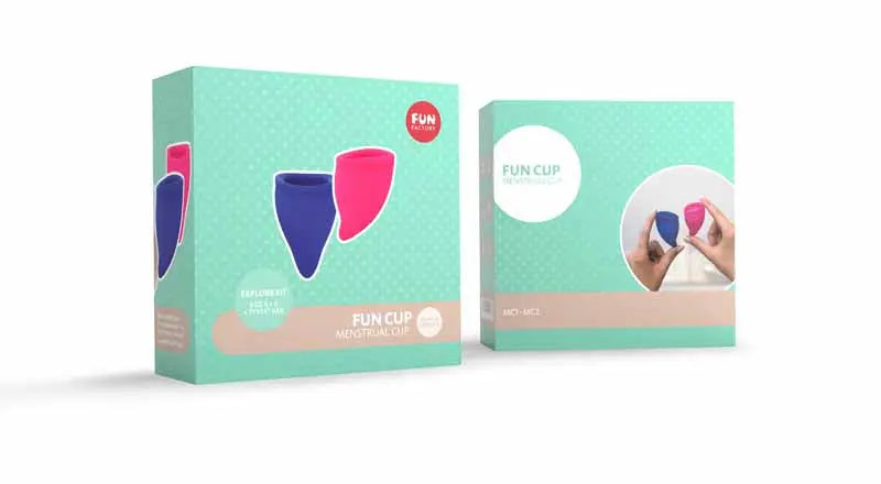 Coupes menstruelles Fun Cup Explore Kit: taille A et B Fun Factory  Lovely Sins Love Shop