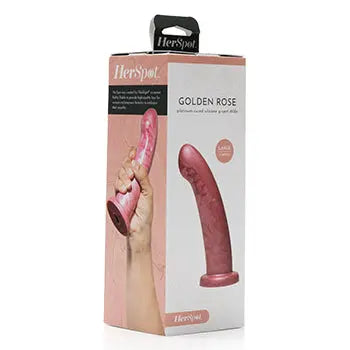 Fleshlight - HerSpot Dildo Golden Rose Large - Lovely Sins
