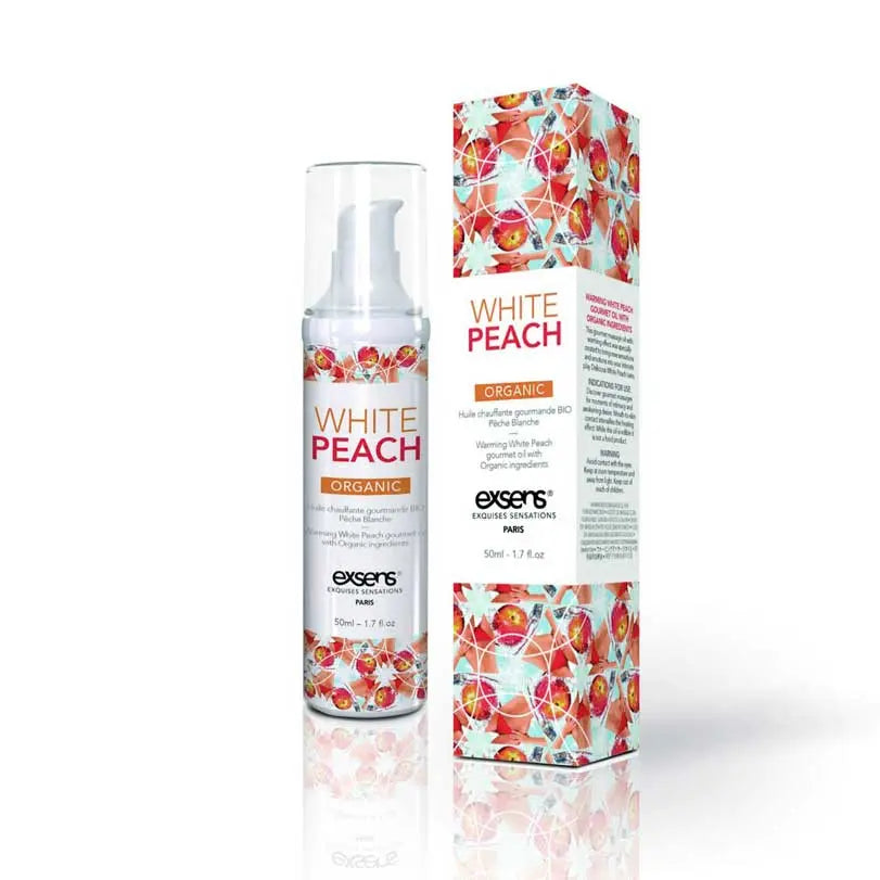 Huile BIO chauffante gourmande Pêche blanche - Lovely Sins