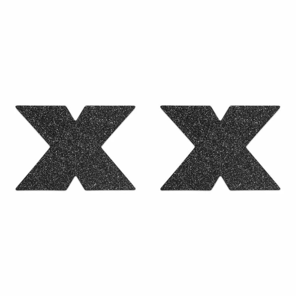 Flash Pasties en forme de X - Lovely Sins