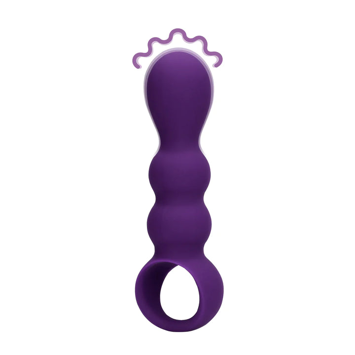 Loveline - Vibromasseur Anal en Forme de Goutte - Clear Purple - Lovely Sins