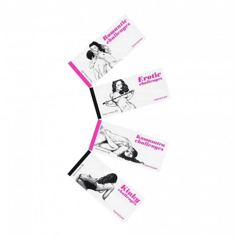 Love To Love Chéquier Challenges Love to Love Kamasutra Lovely Sins Love Shop