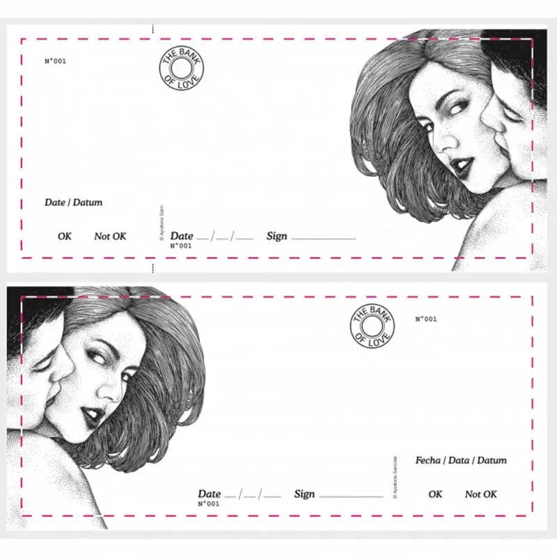 Love To Love Chéquier Challenges Love to Love  Lovely Sins Love Shop