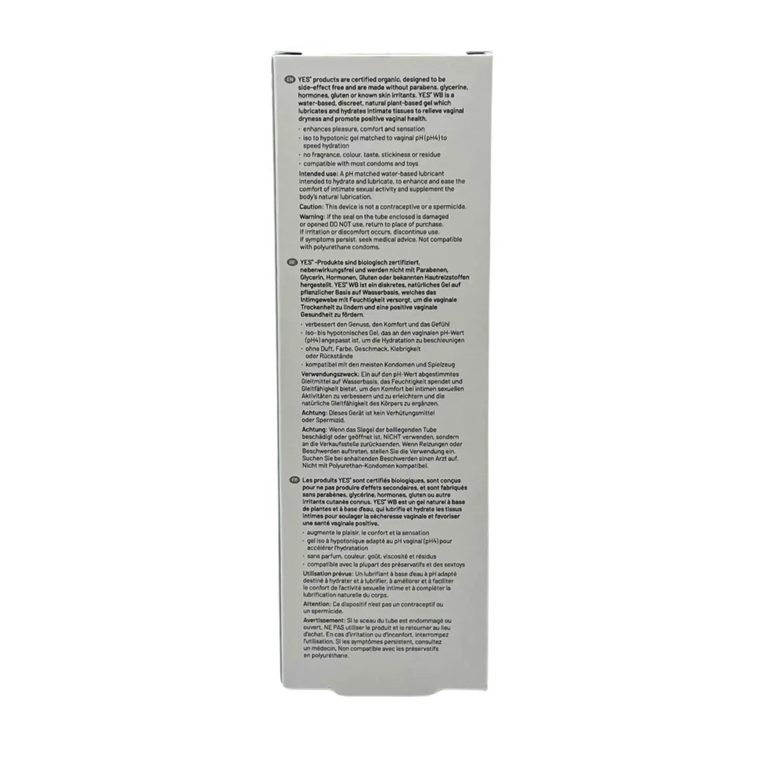 Lubrifiant Bio YES 100 ml | Gel intime naturel | Lovely Sins YES Lovely Sins