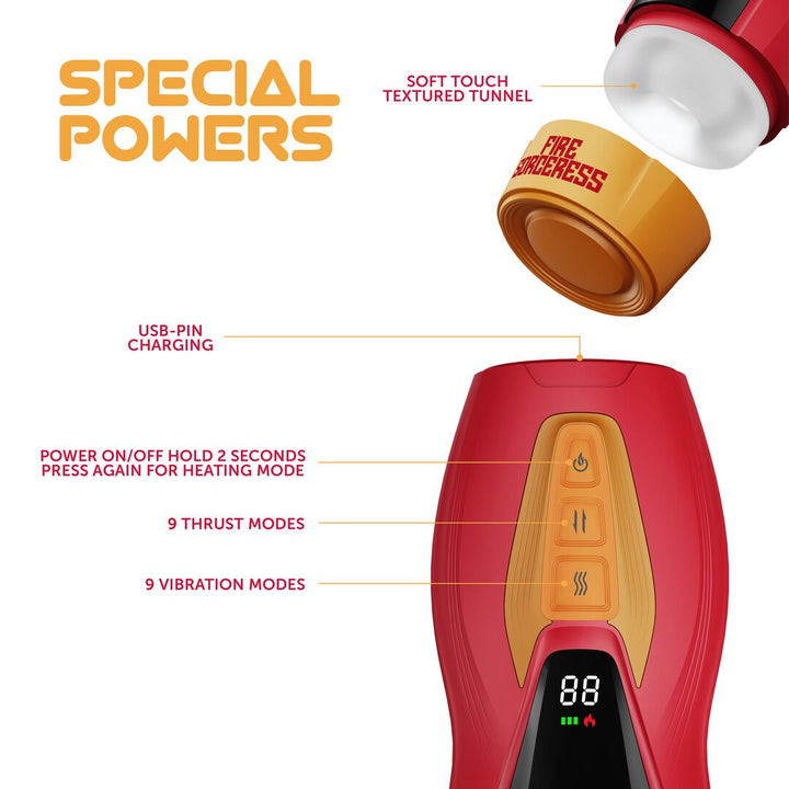 Solara Fire Sorceress Masturs : le masturbateur masculin avec réalité augmentée