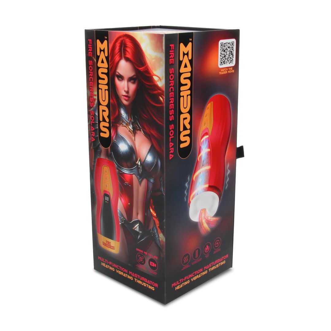Solara Fire Sorceress Masturs : le masturbateur masculin avec réalité augmentée