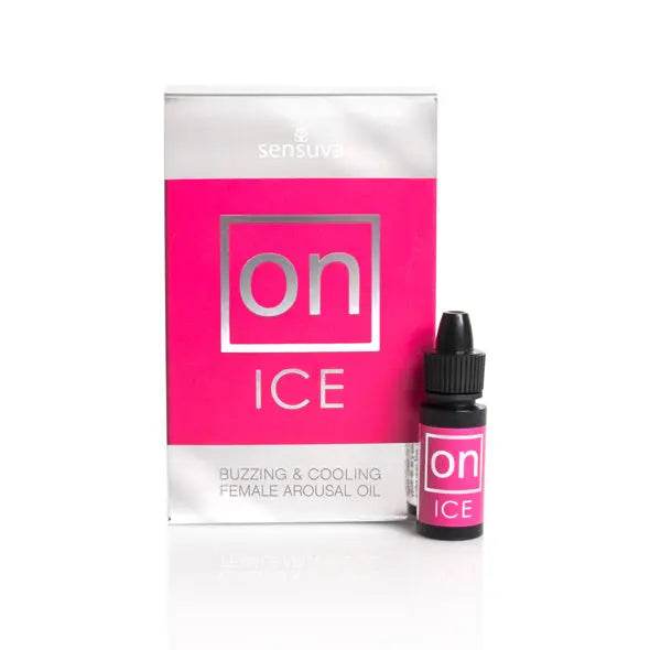 ON ICE: Huile stimulante mentholée -  Sensuva| Lovely Sins Love Shop Sensuva Lovely Sins