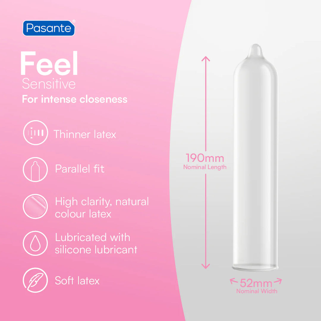 Pasante Feel – Préservatifs fins et confortables Pasante Lovely Sins