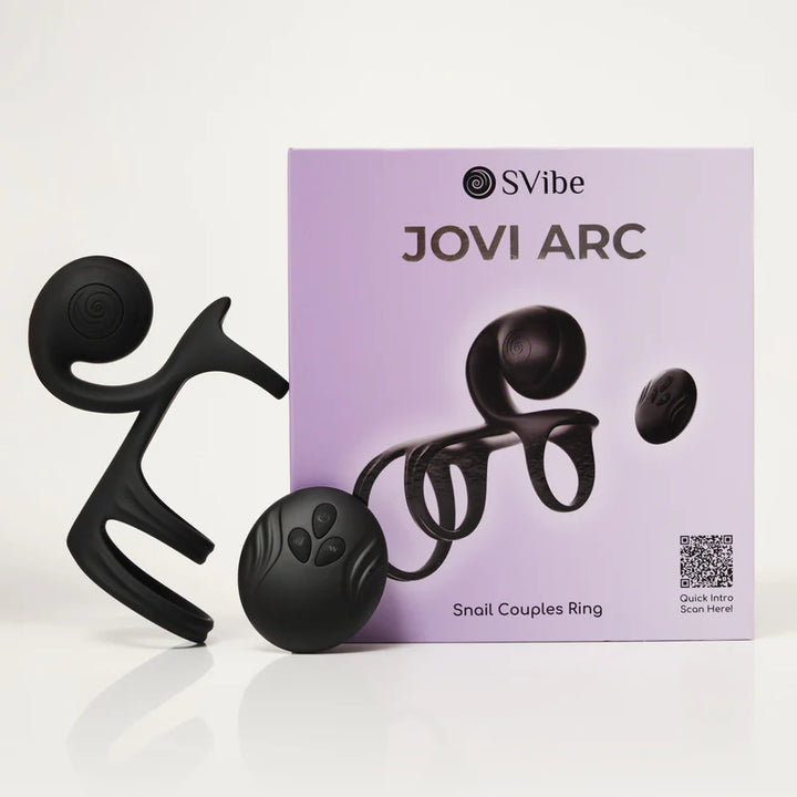 SVibe Jovi Arc – Anneau vibrant couple avec stimulateur clitoridien SnailVibe Lovely Sins
