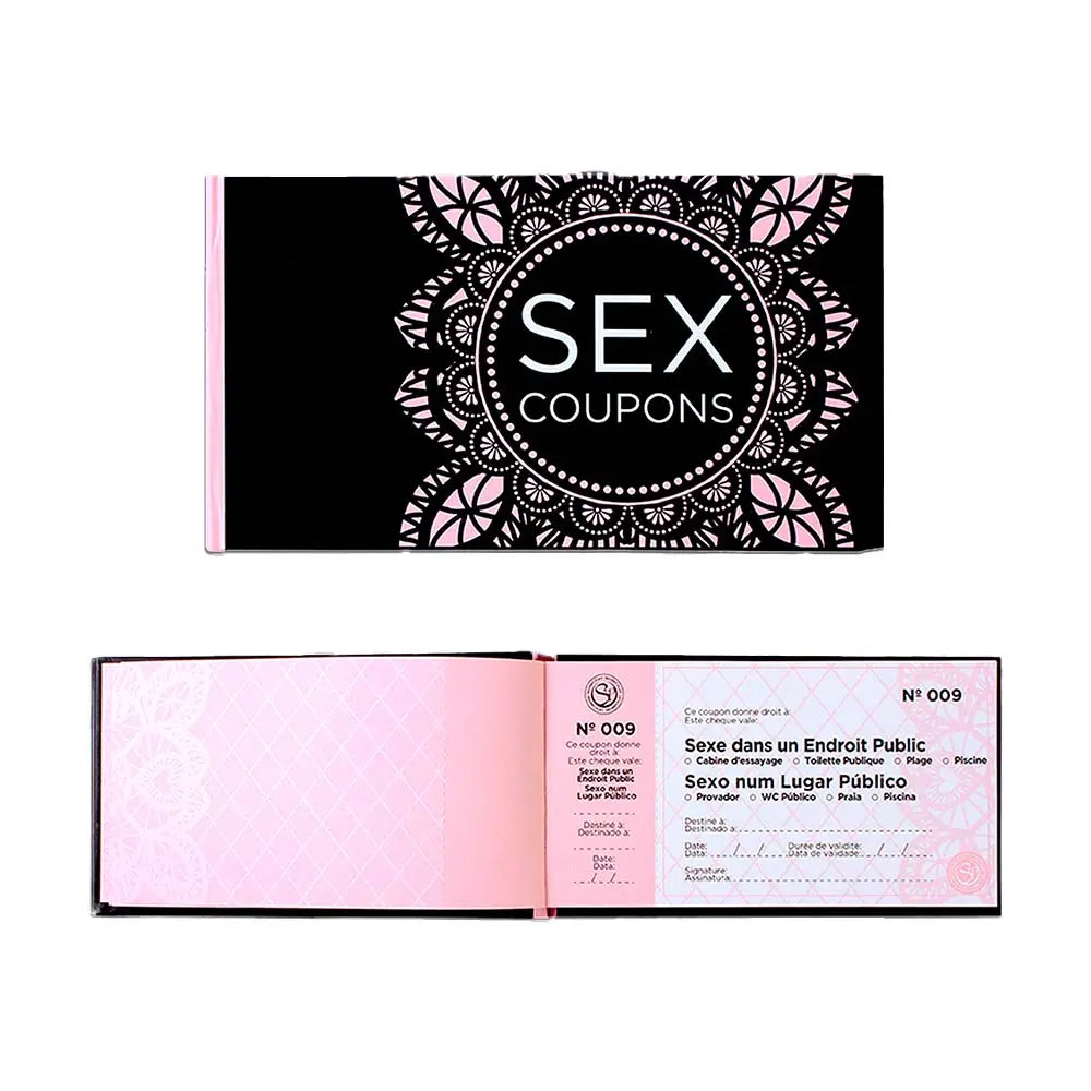 Sex Coupons Carnet de coupons coquins Secret Play  Lovely Sins Love Shop