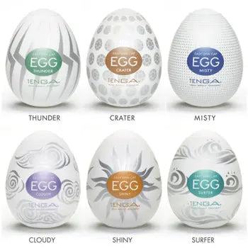 Tenga Egg - La boîte de 6 "Hard Boiled" - Lovely Sins