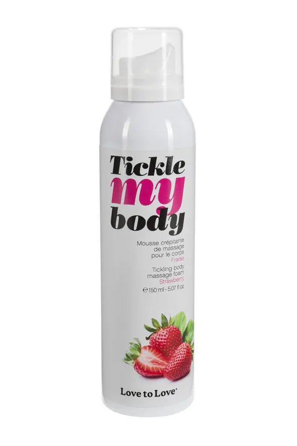 Tickle My Body Mousse Crépitante à la fraise - Lovely Sins