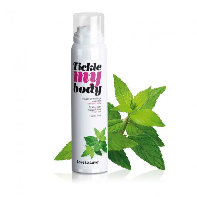 Tickle My Body: Mousse crépitante Love to Love Menthe Lovely Sins Love Shop