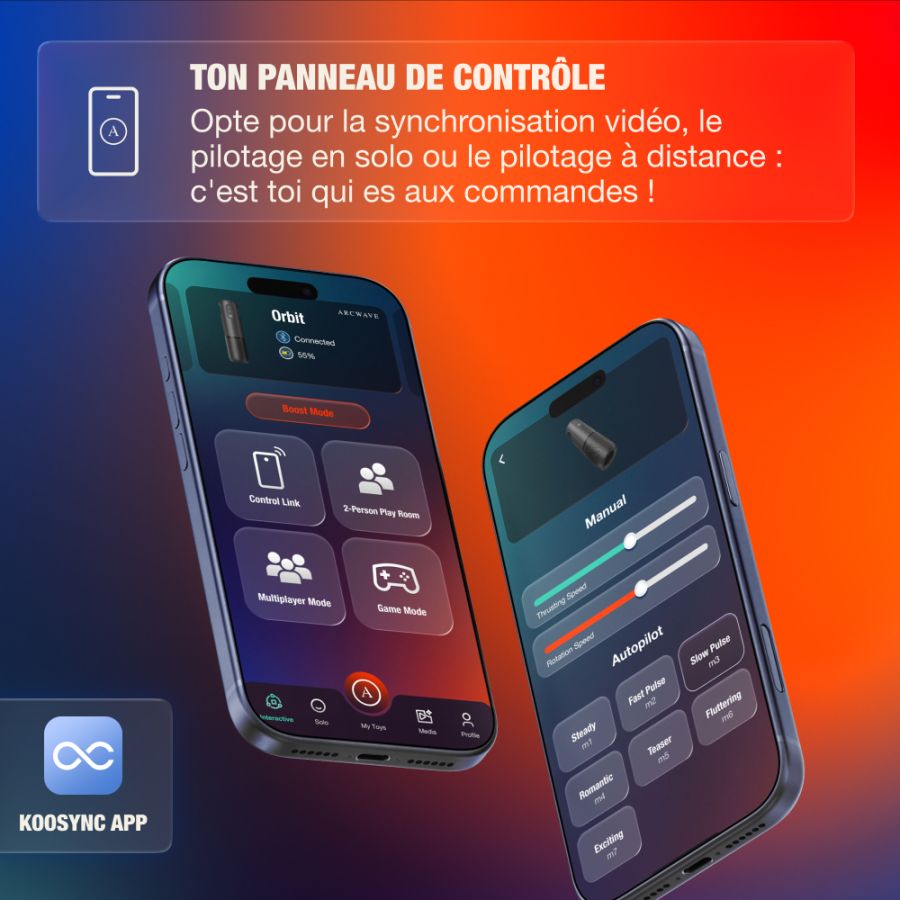 Arcwave Orbit | Stimulateur intime masculin ergonomique Arcwave Lovely Sins
