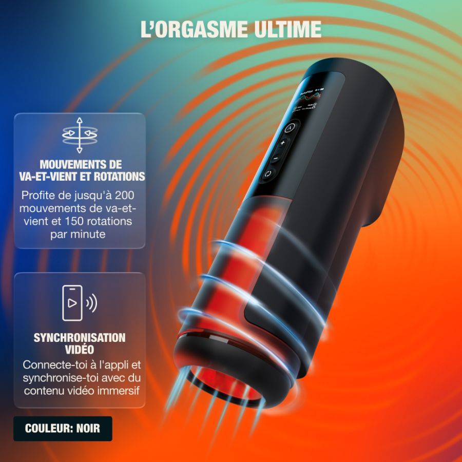 Arcwave Thruster - Le masturbateur à mouvements de va-et-vient et rotations combinées