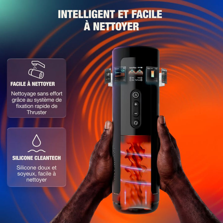 Arcwave Thruster - Le masturbateur à mouvements de va-et-vient et rotations combinées