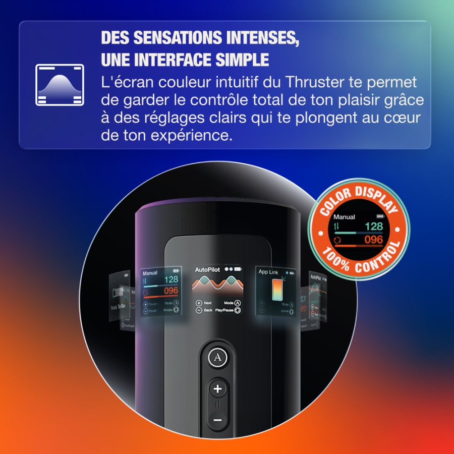 Arcwave Thruster - Le masturbateur à mouvements de va-et-vient et rotations combinées