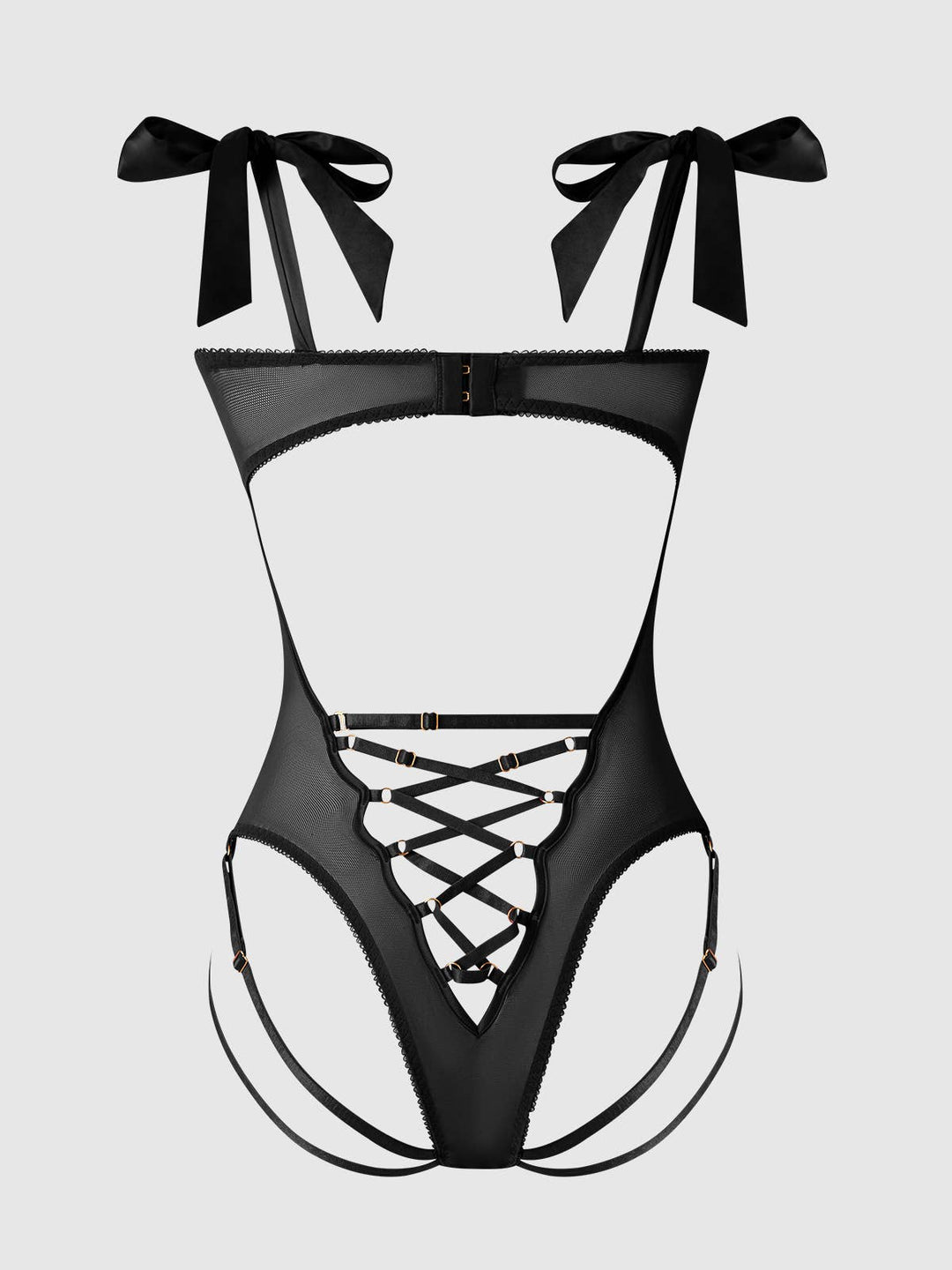 House of Desire - Body en dentelle brodée Rosalie