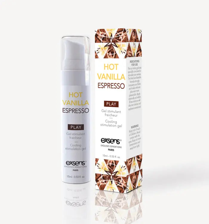 Gel Hot Vanilla / espresso -  Exsens| Lovely Sins Love Shop Exsens Lovely Sins