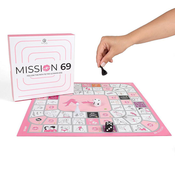 Secret Play Mission 69 : un jeu de société intime multilingue pour adultes