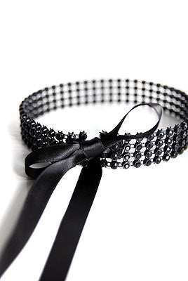 Mondin - Collier Black Crystal