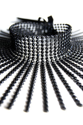 Mondin - Collier Black Crystal Rays