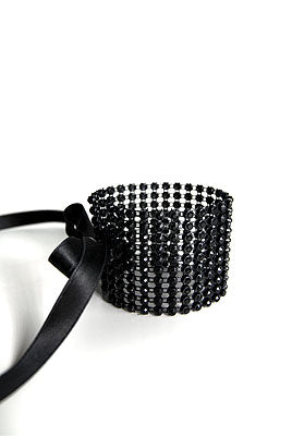 Mondin - Bijou de bras Little Black Crystal