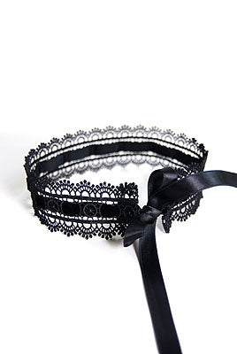 Mondin - Collier Velvet &amp; Lace Mix Black