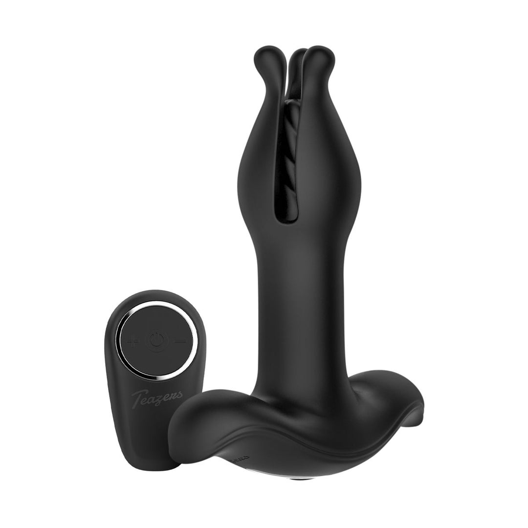 Plug anal extensible vibrant Teazers noir avec sa télécommande